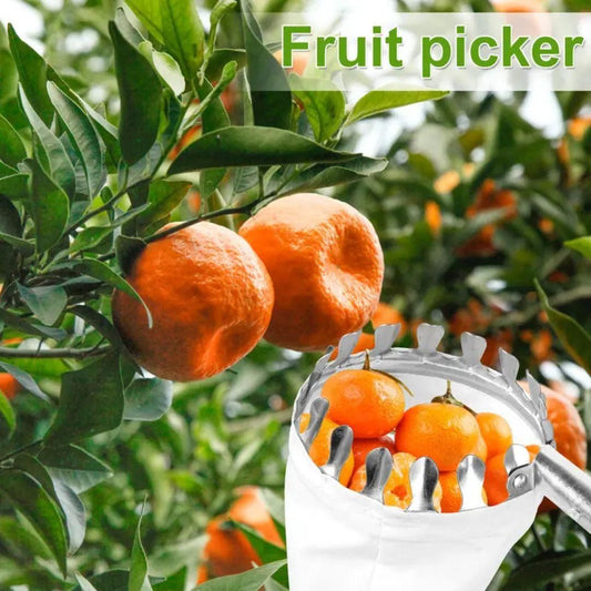 1 Set Steel Fruit Picker Tool – Lightweight Handheld Fruit Harvesting Claw